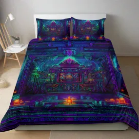 UV HUT BLU BEDDING SET  | ACIDMATH AI