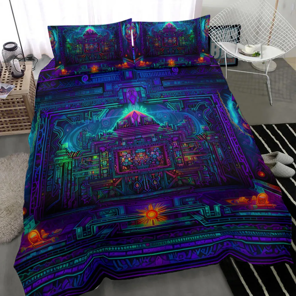 UV HUT BLU BEDDING SET  | ACIDMATH AI