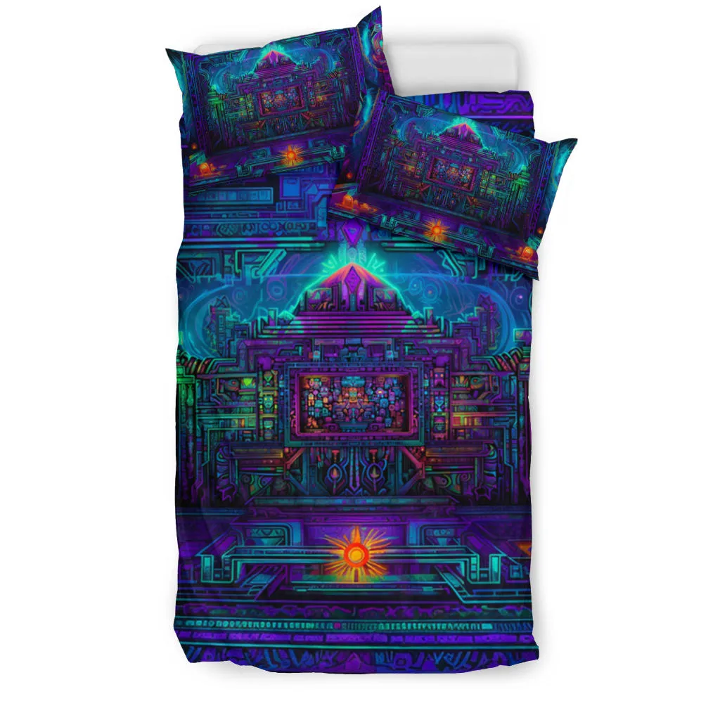 UV HUT BLU BEDDING SET  | ACIDMATH AI