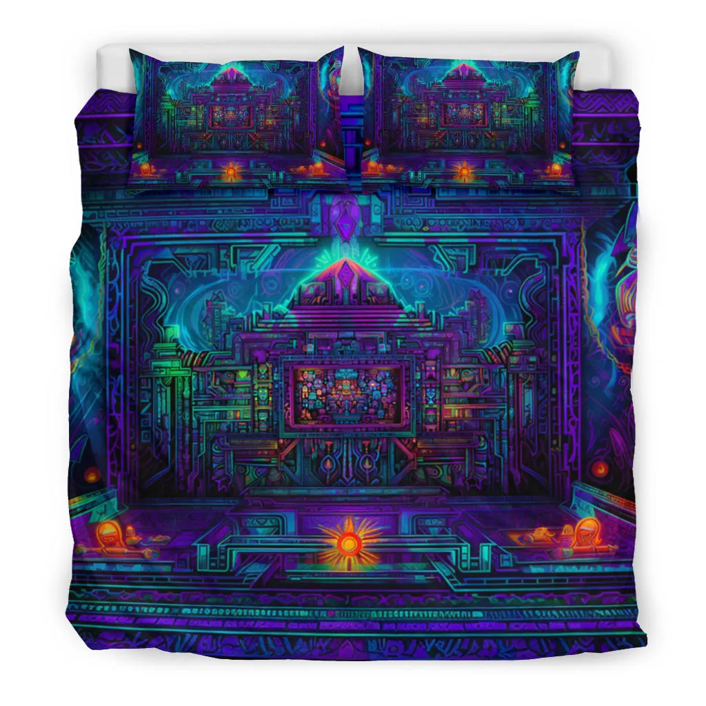 UV HUT BLU BEDDING SET  | ACIDMATH AI