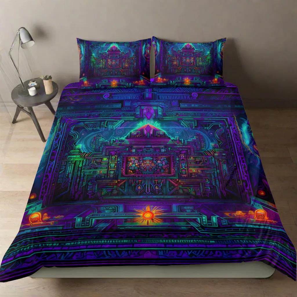 UV HUT BLU BEDDING SET  | ACIDMATH AI