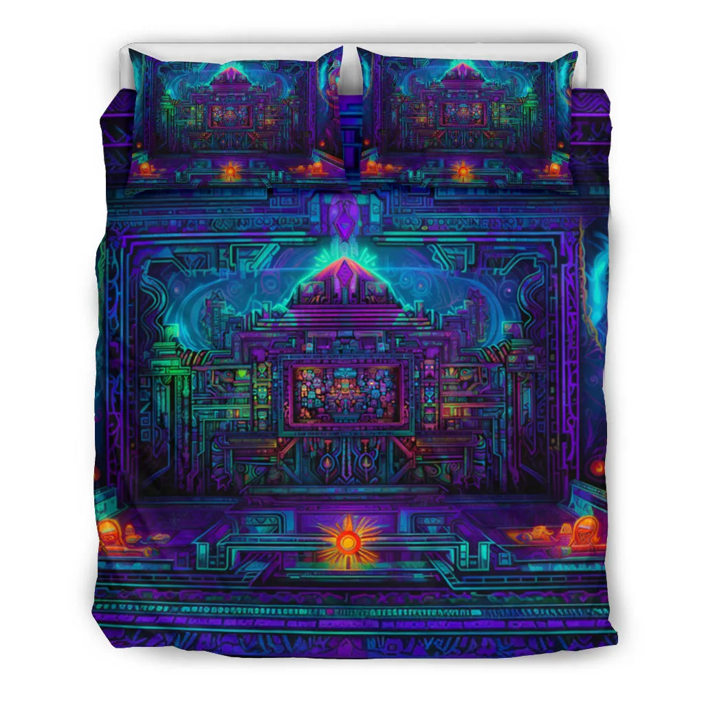 UV HUT BLU BEDDING SET  | ACIDMATH AI