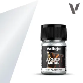 Vallejo 70790 Liquid Metal - Silver Paint 35ml