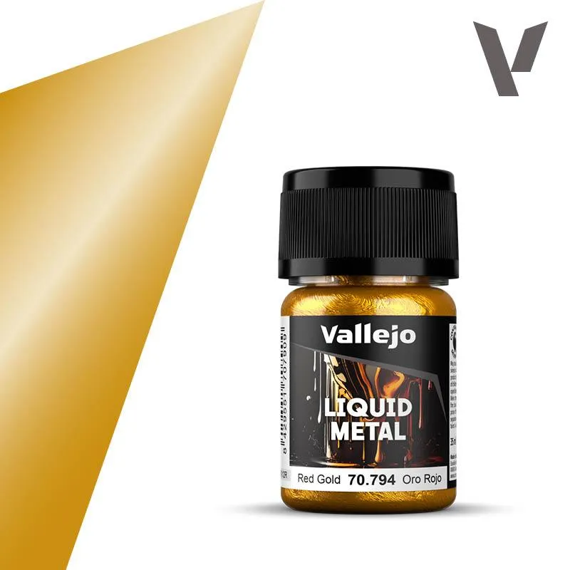 Vallejo 70794 Liquid Metal - Red Gold Paint 35ml