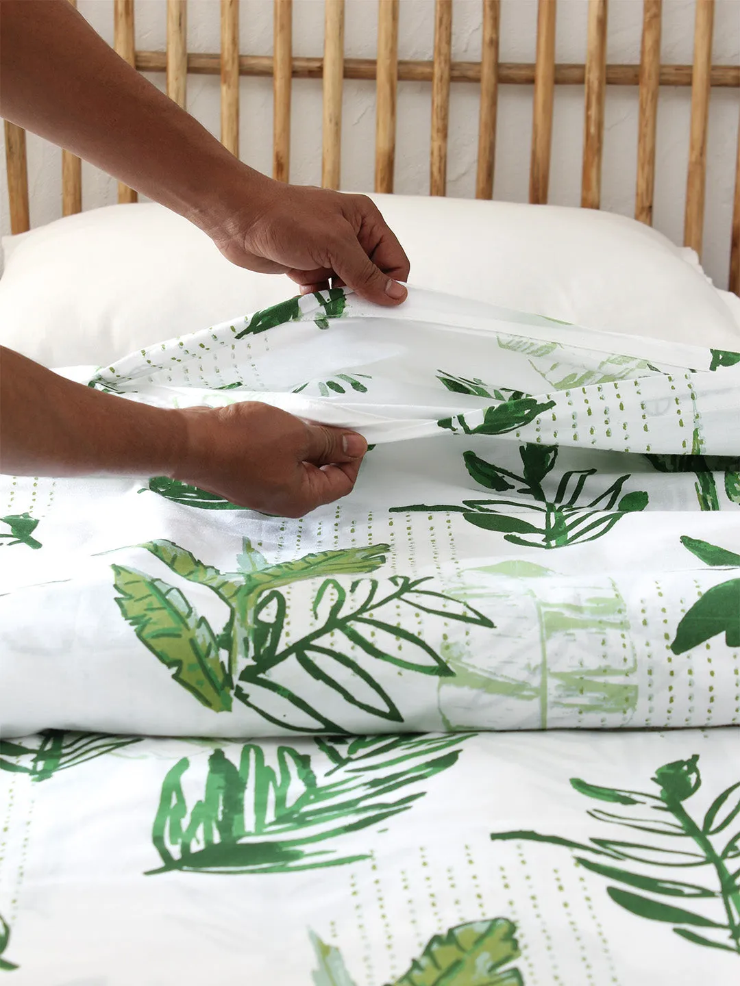 Vanam Green Duvet Cover