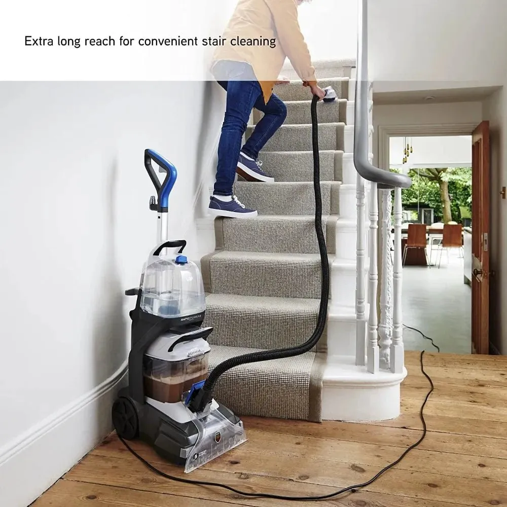 Vax CDCWRPXLR Rapid Power 2 Reach Carpet Cleaner - Grey White & Blue