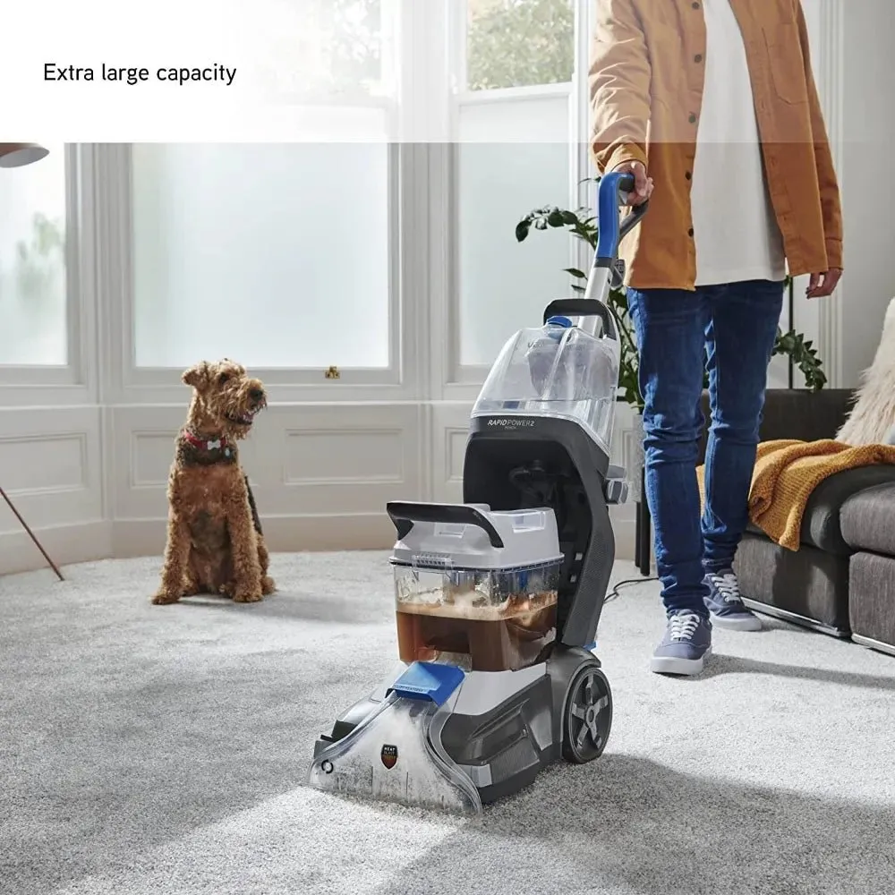 Vax CDCWRPXLR Rapid Power 2 Reach Carpet Cleaner - Grey White & Blue