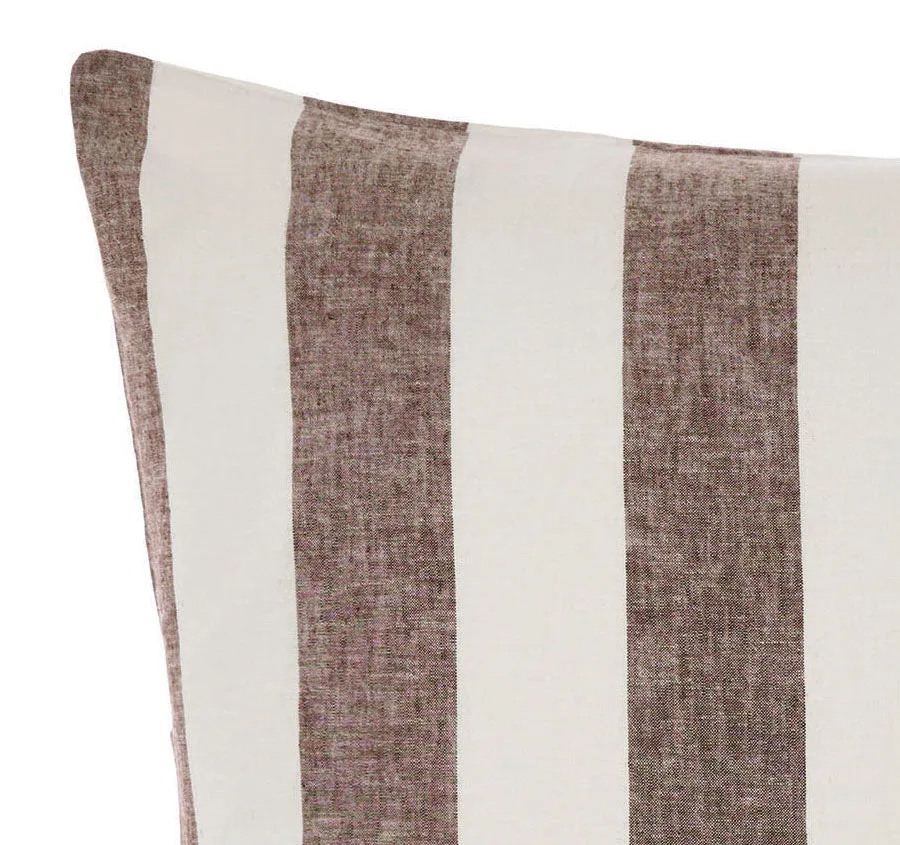 Vintage Stripe European Pillowcase Tiramsu