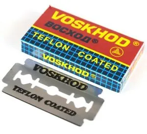 Voskhod Teflon Coated DE Blades, 1 Packs Of 5 Blades