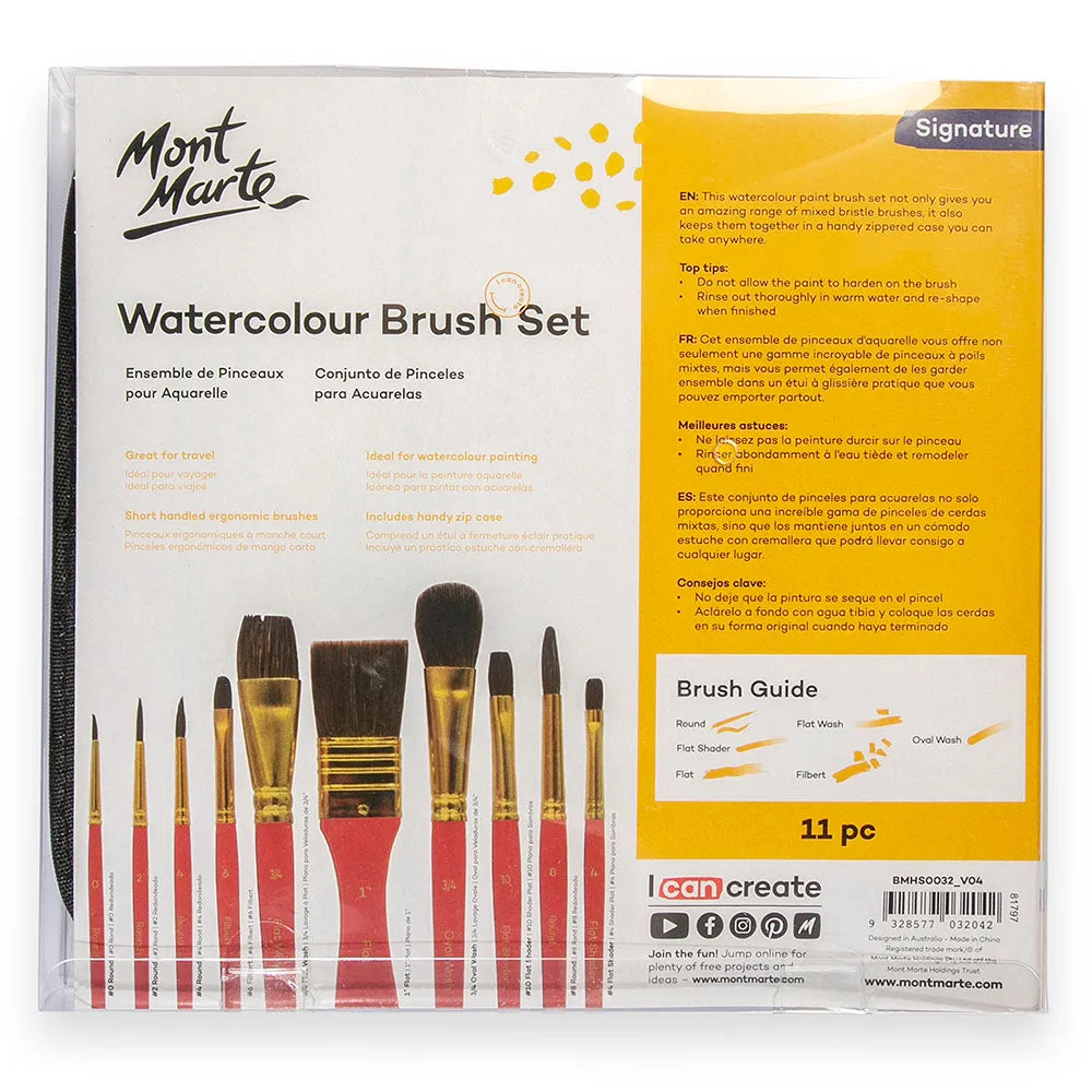 Watercolour Brush Set Signature 11pc