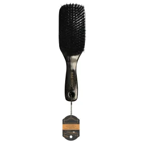 WAVY WAVE BRUSH "HARD" BLACK (50% BOAR - 50% NYLON)