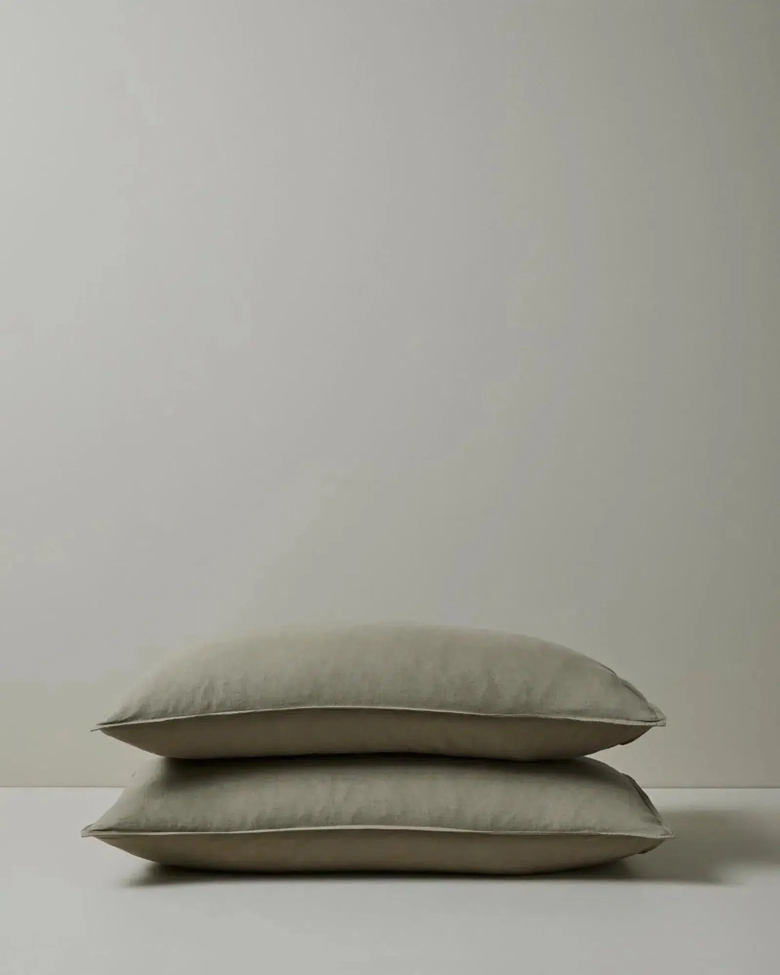 Weave Ravello Linen Pillow Case Pair - Caper