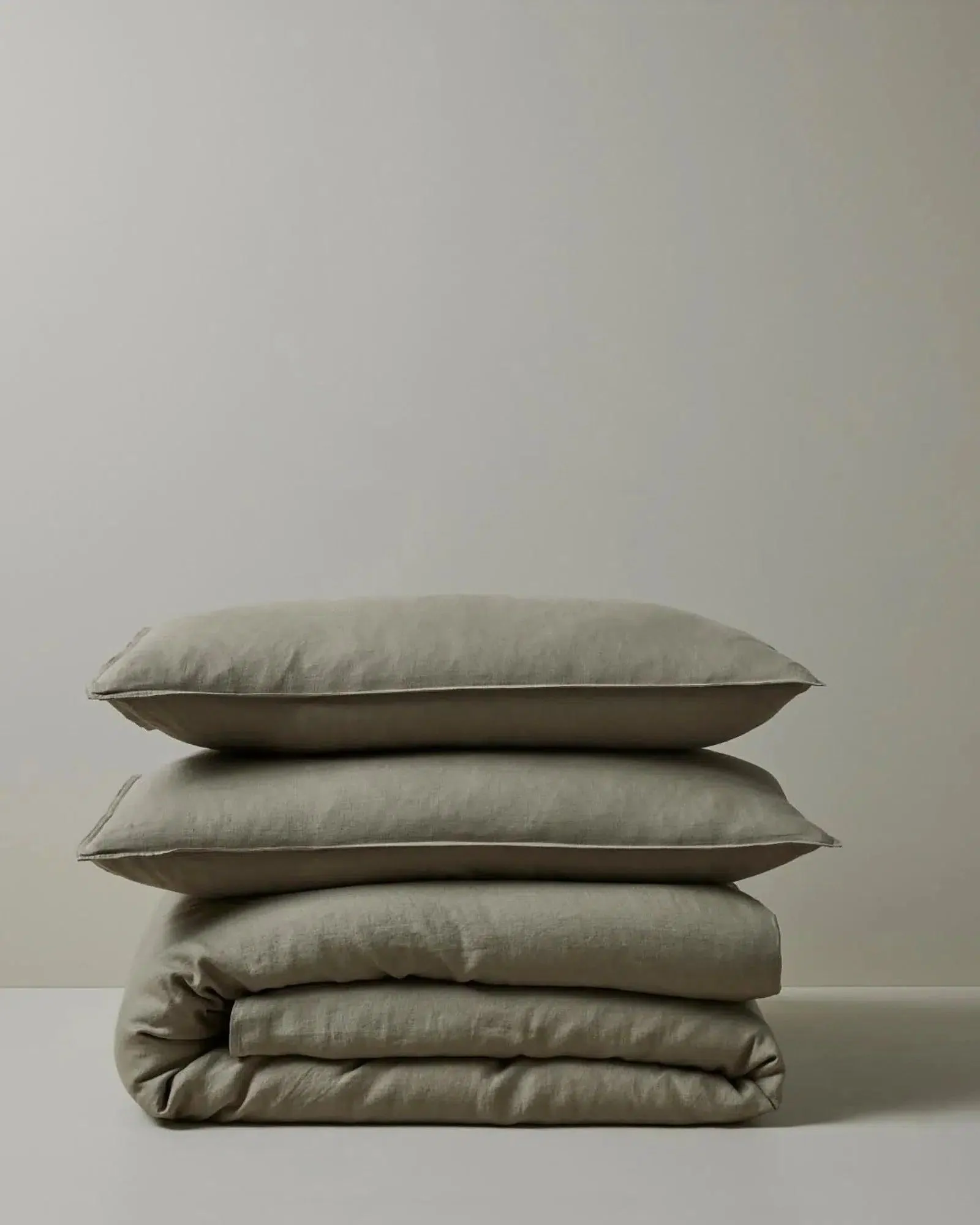 Weave Ravello Linen Pillow Case Pair - Caper