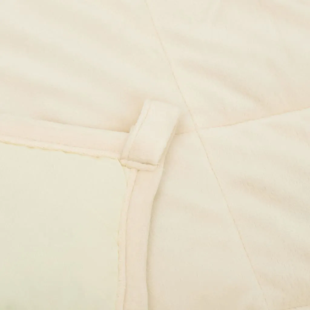 Weighted Blanket Light Cream 120x180 cm 5 kg Fabric