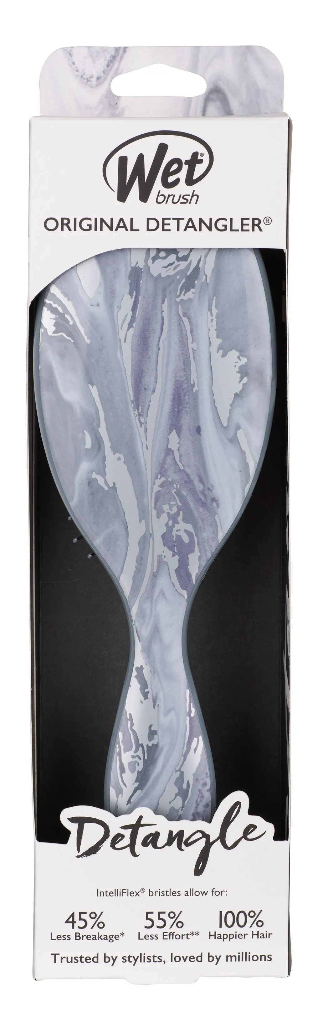 Wet Brush Detangler Metallic Marble - Silver