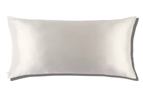 White 40x80 Zippered Pillowcase