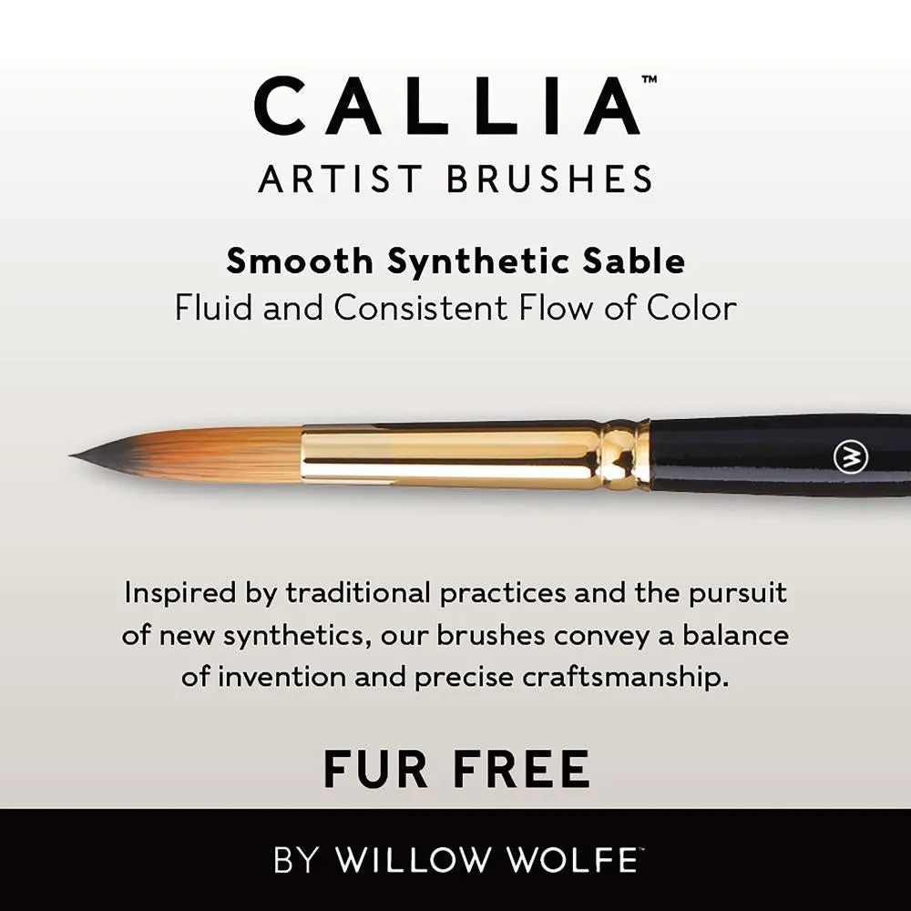 Willow Wolfe Callia Artist Round Brush 16*