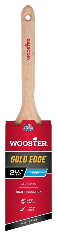 Wooster 5231-2-1/2 Paint Brush, 2-1/2 in W, 2-15/16 in L Bristle, Polyester Bristle, Sash Handle :EA: QUANTITY: 1