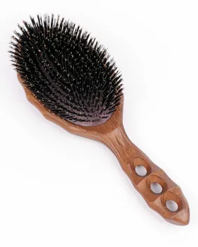 YS Park Hair Brush - Tortoise - Wood Air Vent Cushion Hair Gloss Flat Eco Styler Brush YS-120CS1